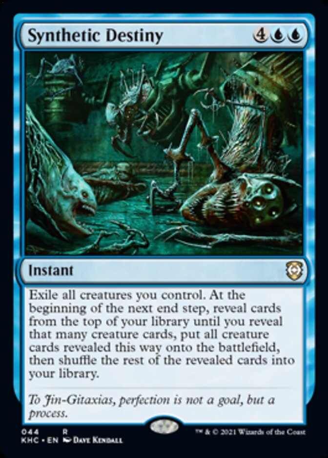 Synthetic Destiny [Kaldheim Commander] | Good Games Cannington