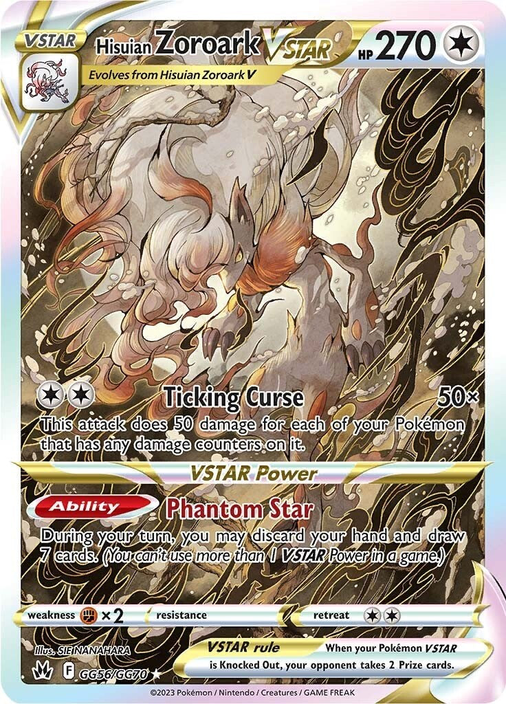 Hisuian Zoroark VSTAR (GG56/GG70) [Sword & Shield: Crown Zenith] | Good Games Cannington