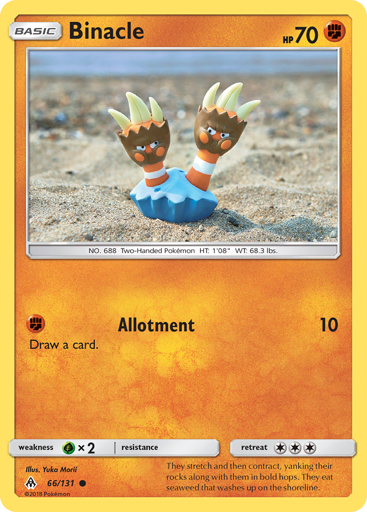 Binacle (66/131) [Sun & Moon: Forbidden Light] | Good Games Cannington