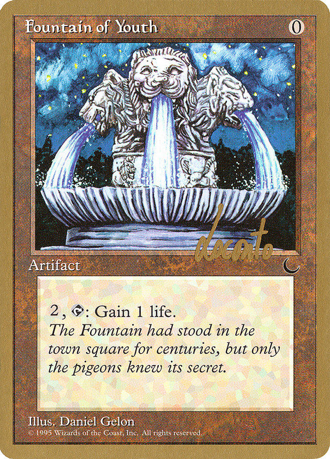 Fountain of Youth (Michael Loconto) [Pro Tour Collector Set] | Good Games Cannington