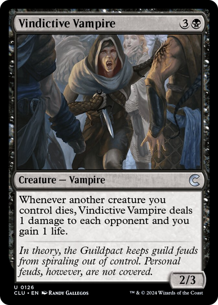 Vindictive Vampire [Ravnica: Clue Edition] | Good Games Cannington
