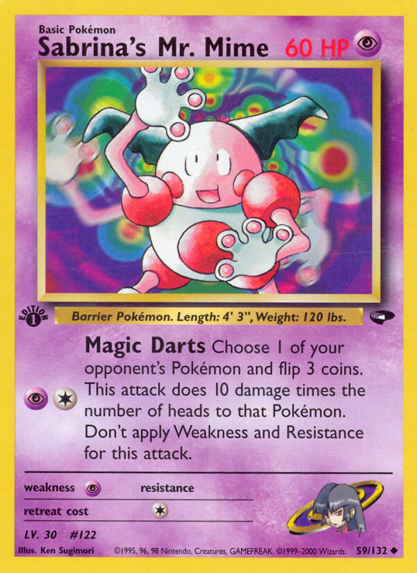 Sabrina's Mr. Mime (59/132) [Gym Challenge 1st Edition] | Good Games Cannington