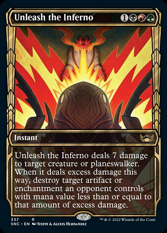 Unleash the Inferno (Showcase Golden Age) [Streets of New Capenna] | Good Games Cannington