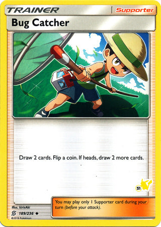 Bug Catcher (189/236) (Pikachu Stamp #51) [Battle Academy 2020] | Good Games Cannington