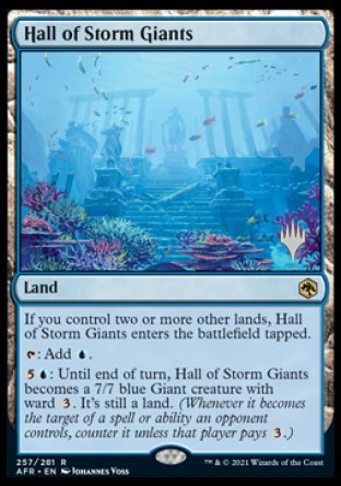Hall of Storm Giants (Promo Pack) [Dungeons & Dragons: Adventures in the Forgotten Realms Promos] | Good Games Cannington