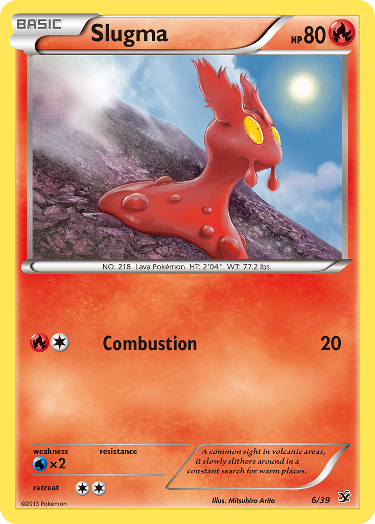 Slugma (6/39) [XY: Kalos Starter Set] | Good Games Cannington