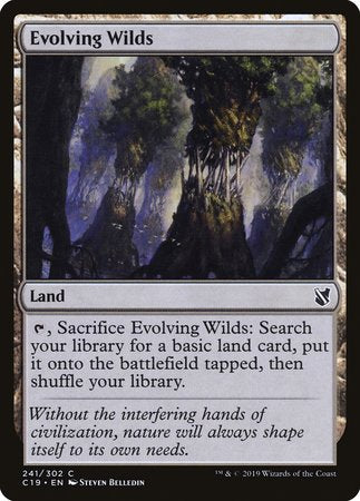 Evolving Wilds [Commander 2019] | Good Games Cannington