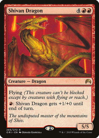 Shivan Dragon [Magic Origins] | Good Games Cannington