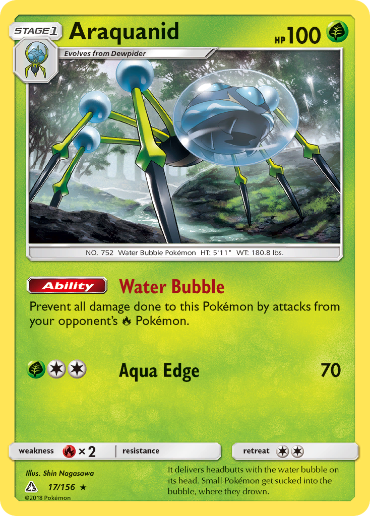 Araquanid (17/156) [Sun & Moon: Ultra Prism] | Good Games Cannington