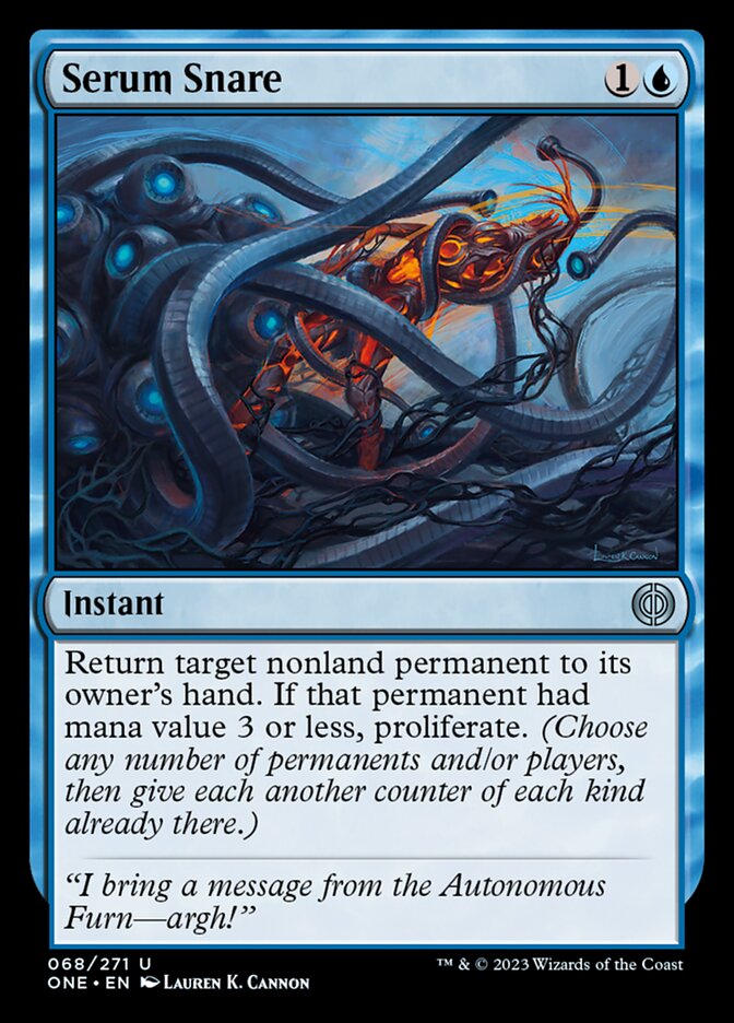 Serum Snare [Phyrexia: All Will Be One] | Good Games Cannington