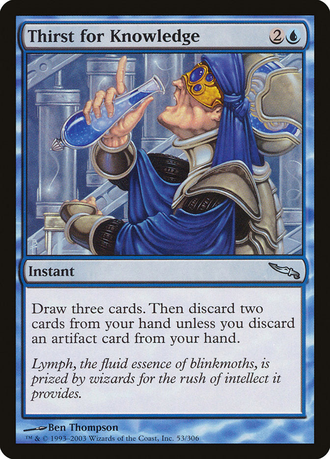 Thirst for Knowledge [Mirrodin] | Good Games Cannington