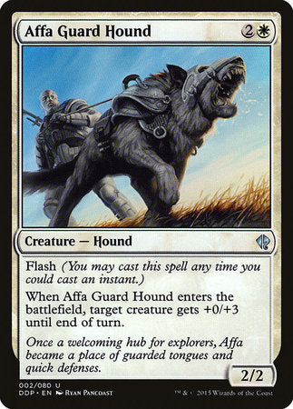 Affa Guard Hound [Duel Decks: Zendikar vs. Eldrazi] | Good Games Cannington