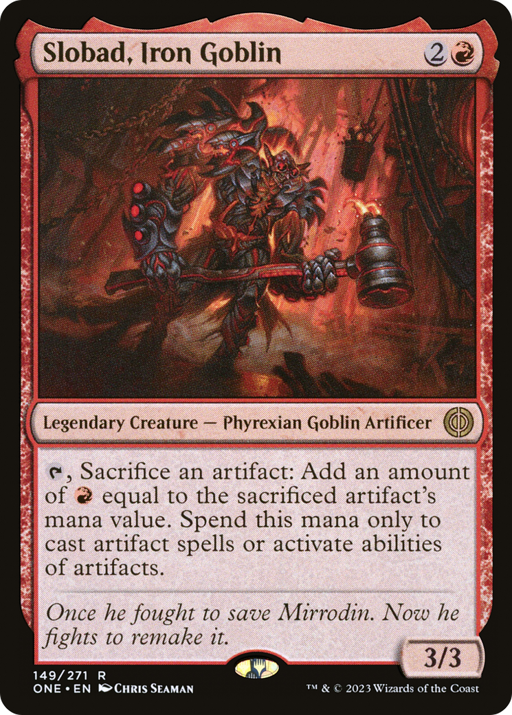 Slobad, Iron Goblin [Phyrexia: All Will Be One] | Good Games Cannington