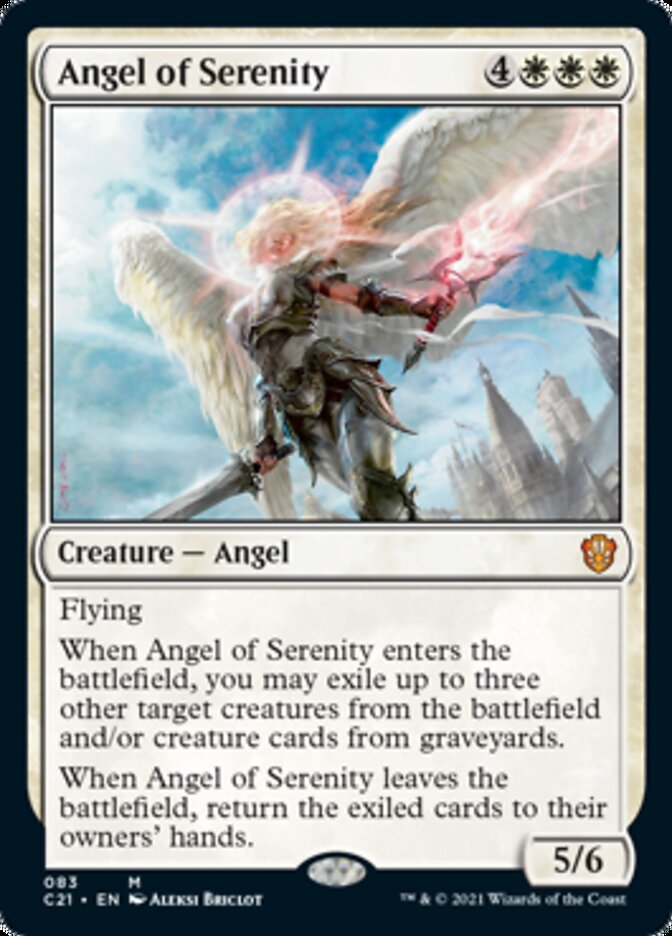 Angel of Serenity [Commander 2021] | Good Games Cannington