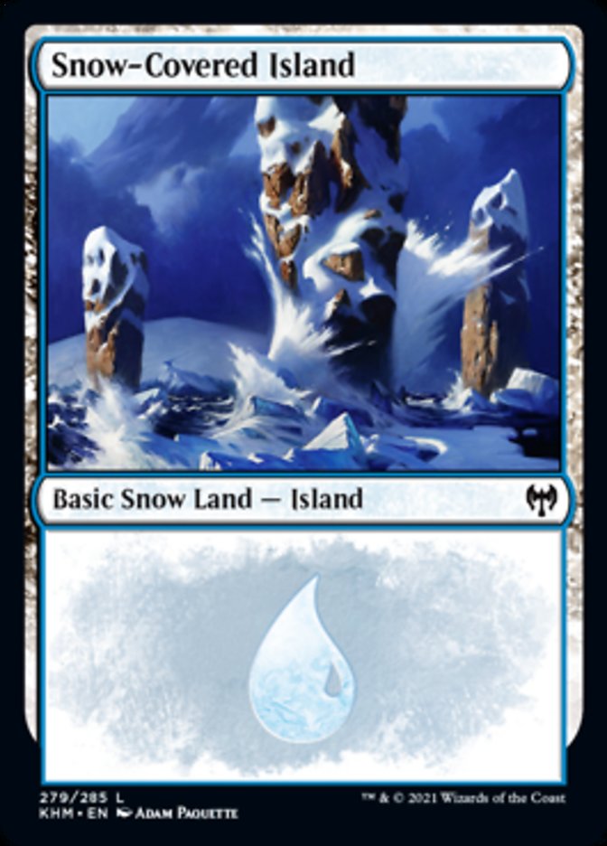 Snow-Covered Island (279) [Kaldheim] | Good Games Cannington