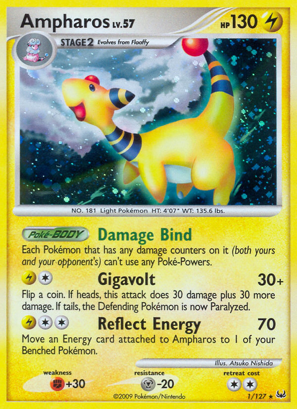 Ampharos (1/127) [Platinum: Base Set] | Good Games Cannington