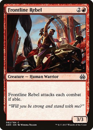 Frontline Rebel [Aether Revolt] | Good Games Cannington
