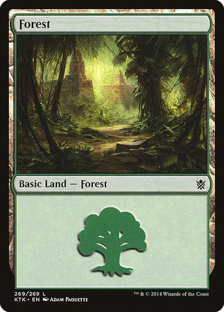 Forest (269) [Khans of Tarkir] | Good Games Cannington