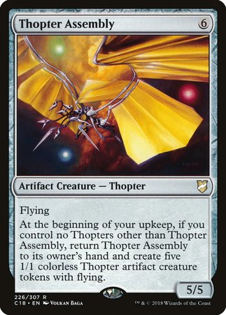 Thopter Assembly [Commander 2018] | Good Games Cannington