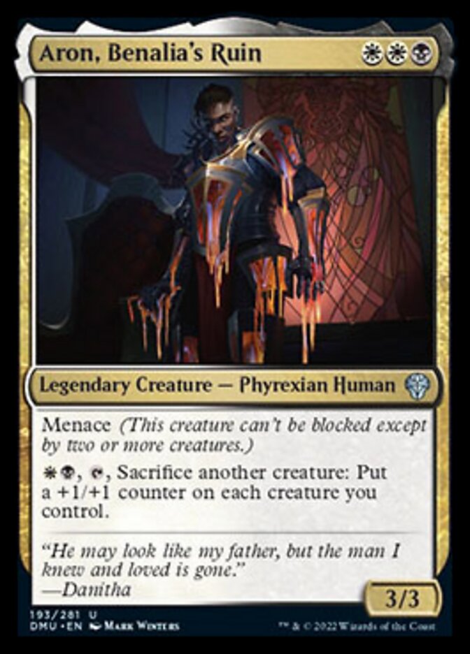 Aron, Benalia's Ruin [Dominaria United] | Good Games Cannington