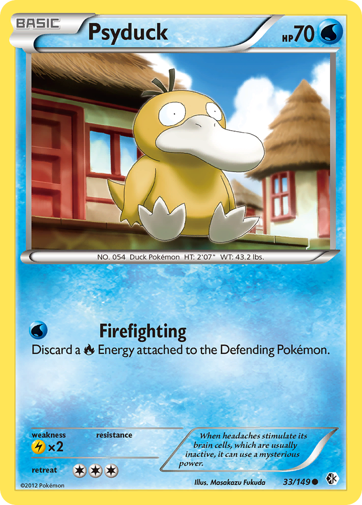 Psyduck (33/149) [Black & White: Boundaries Crossed] | Good Games Cannington