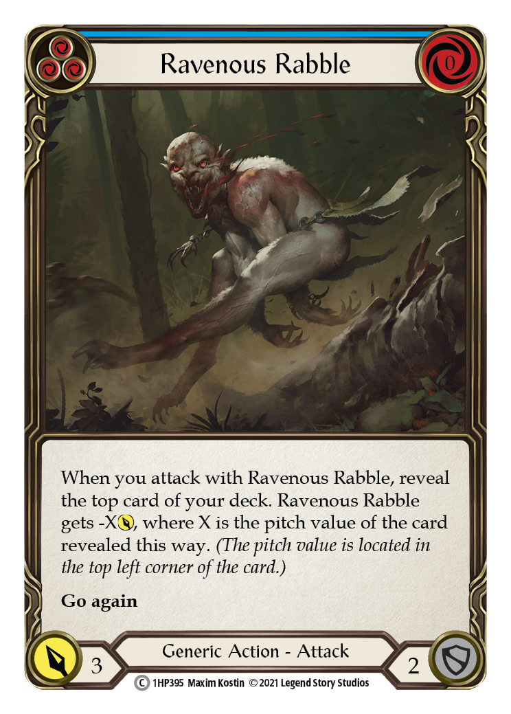 Ravenous Rabble (Blue) [1HP395] | Good Games Cannington