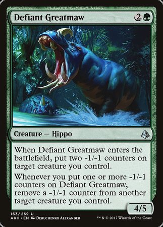 Defiant Greatmaw [Amonkhet] | Good Games Cannington
