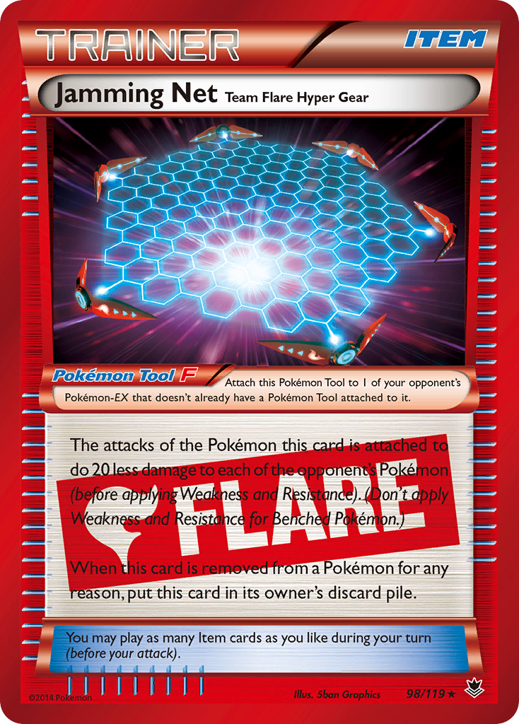 Jamming Net Team Flare Hyper Gear (98/119) [XY: Phantom Forces] | Good Games Cannington