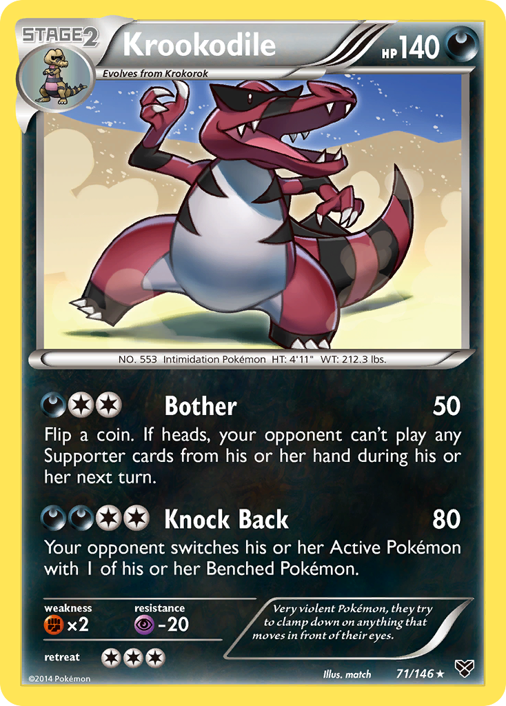 Krookodile (71/146) [XY: Base Set] | Good Games Cannington