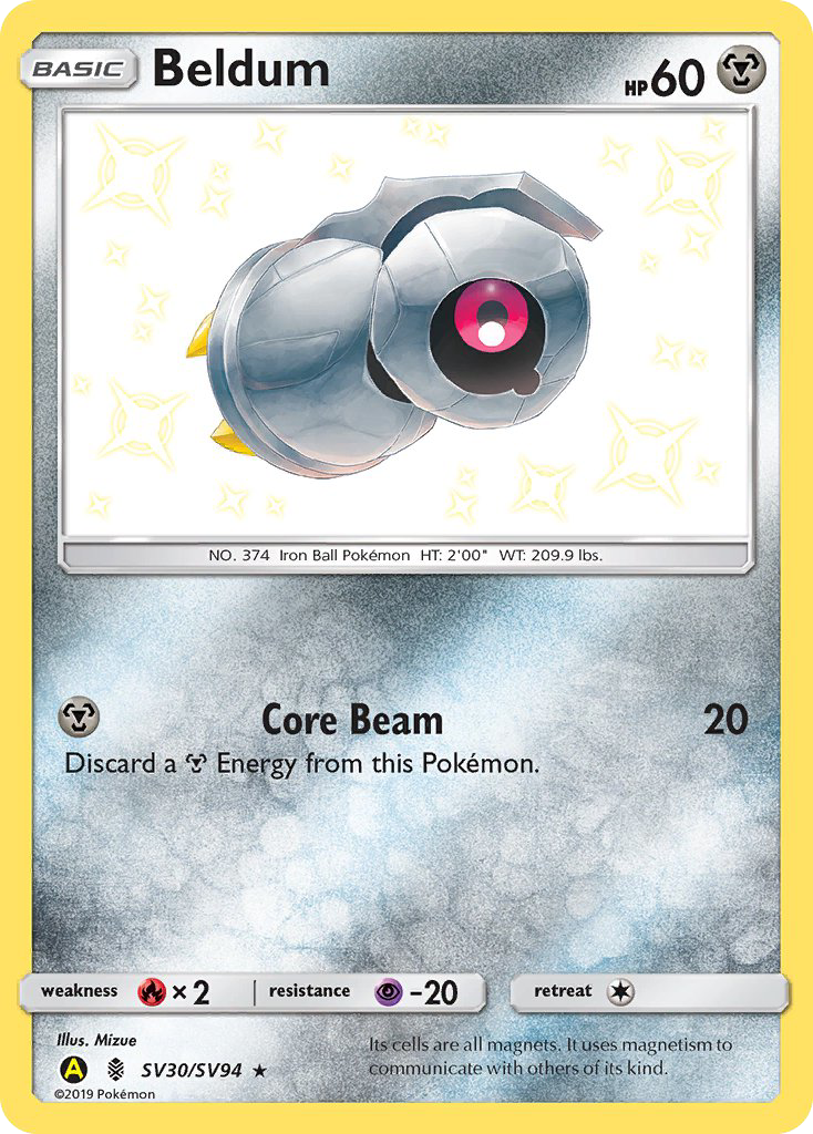 Beldum (SV30/SV94) [Sun & Moon: Hidden Fates - Shiny Vault] | Good Games Cannington