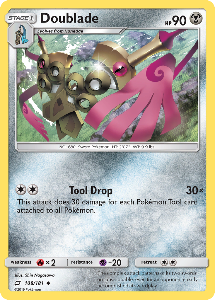 Doublade (108/181) [Sun & Moon: Team Up] | Good Games Cannington
