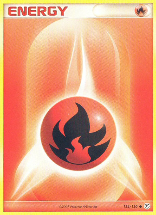 Fire Energy (124/130) [Diamond & Pearl: Base Set] | Good Games Cannington