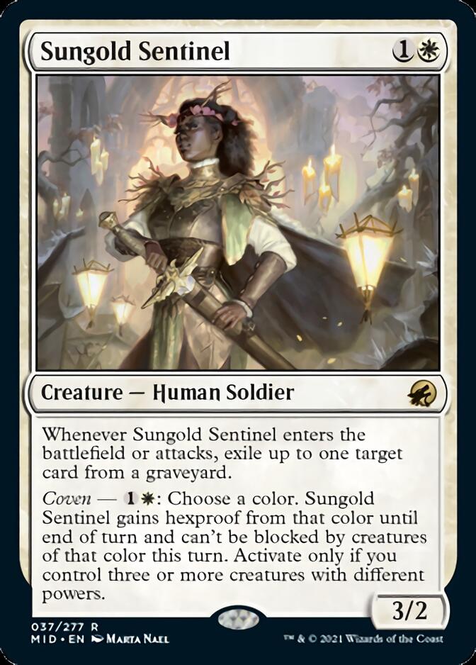 Sungold Sentinel [Innistrad: Midnight Hunt] | Good Games Cannington