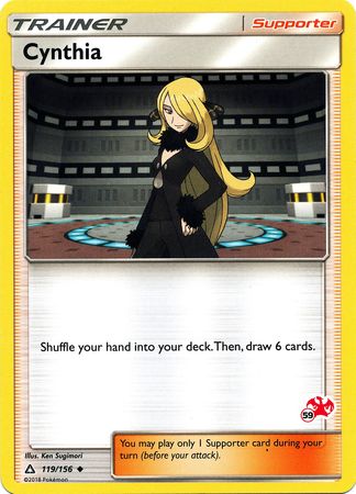 Cynthia (119/156) (Charizard Stamp #59) [Battle Academy 2020] | Good Games Cannington