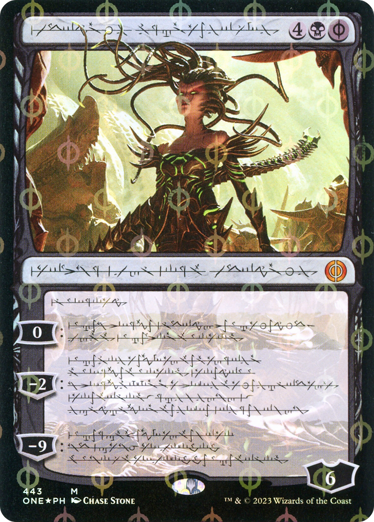 Vraska, Betrayal's Sting (Phyrexian Step-and-Compleat Foil) [Phyrexia: All Will Be One] | Good Games Cannington