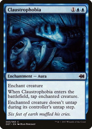 Claustrophobia [Duel Decks: Merfolk vs. Goblins] | Good Games Cannington