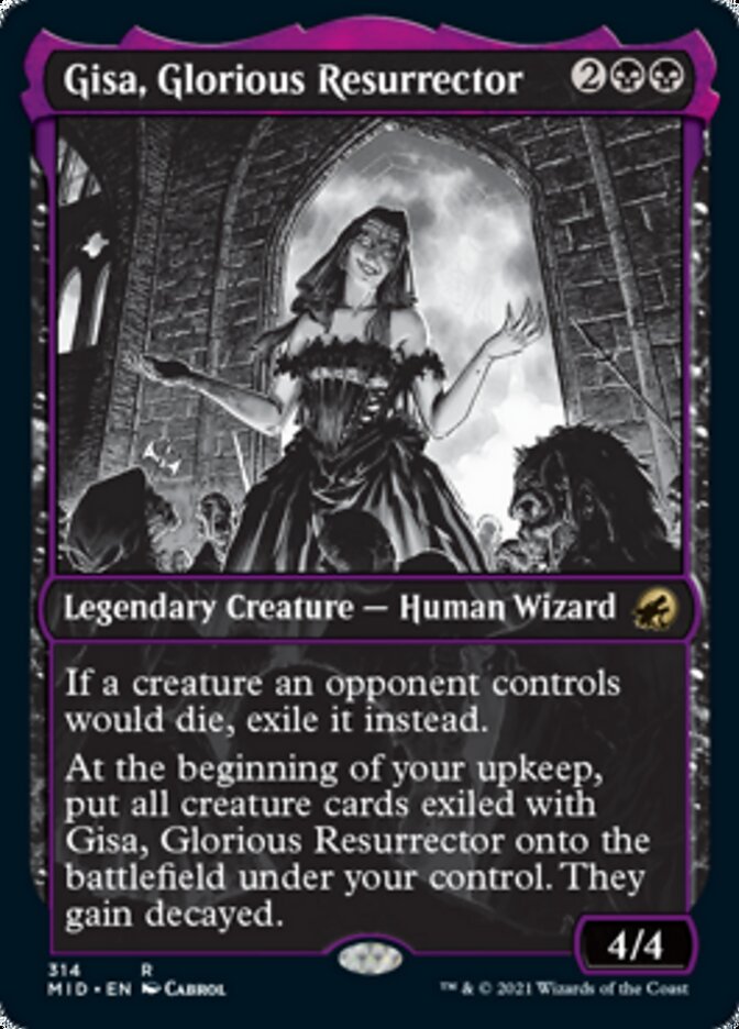 Gisa, Glorious Resurrector (Showcase Eternal Night) [Innistrad: Midnight Hunt] | Good Games Cannington