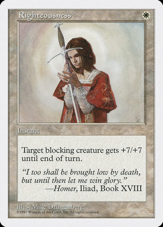 Righteousness [Fifth Edition] | Good Games Cannington