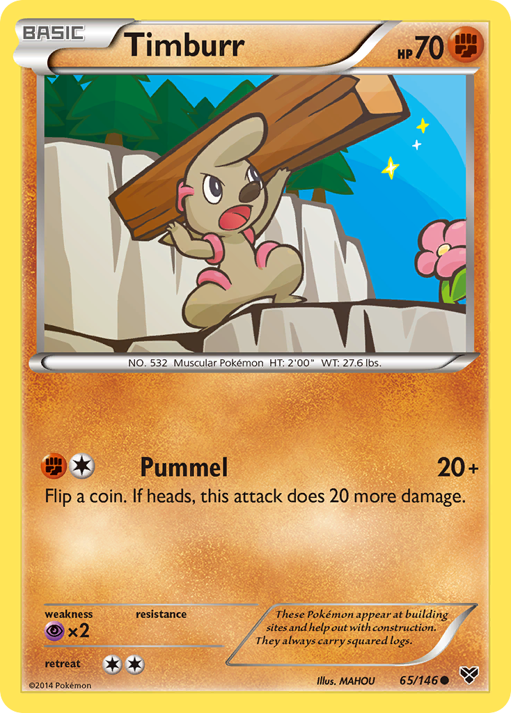 Timburr (65/146) [XY: Base Set] | Good Games Cannington