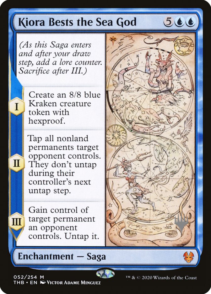 Kiora Bests the Sea God (Promo Pack) [Theros Beyond Death Promos] | Good Games Cannington