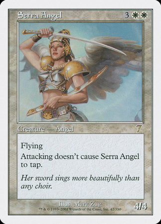 Serra Angel [Seventh Edition] | Good Games Cannington