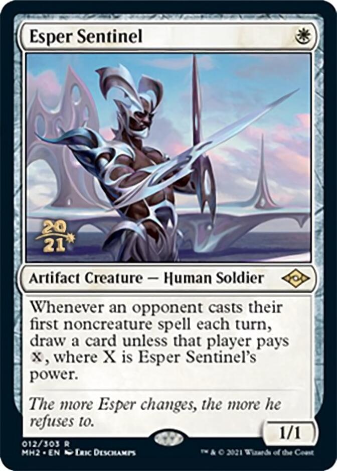 Esper Sentinel [Modern Horizons 2 Prerelease Promos] | Good Games Cannington
