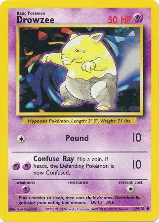 Drowzee (49/102) [Base Set Unlimited] | Good Games Cannington