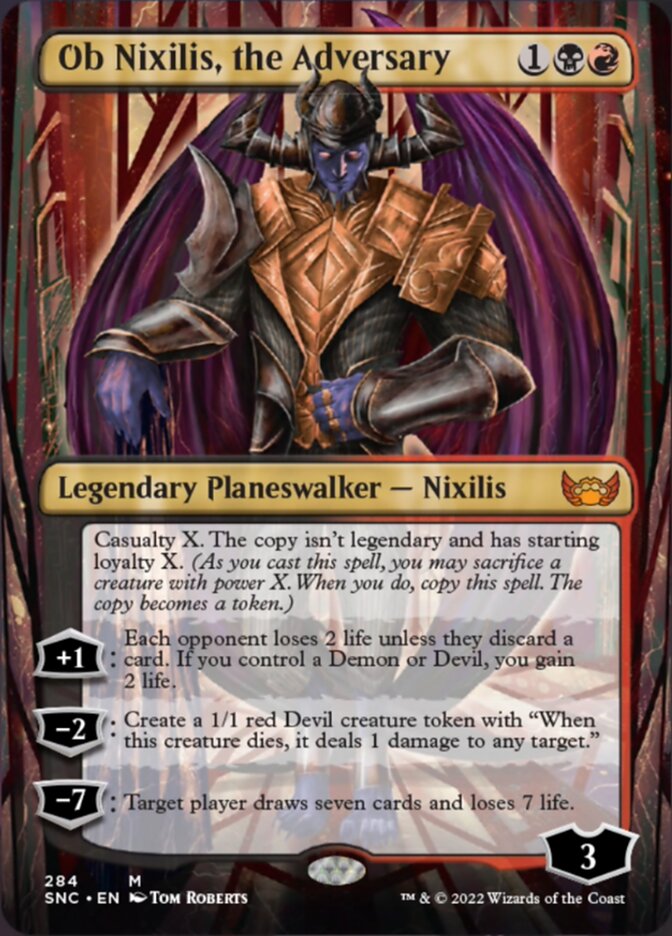 Ob Nixilis, the Adversary (Borderless) [Streets of New Capenna] | Good Games Cannington