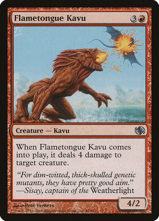 Flametongue Kavu [Duel Decks: Jace vs. Chandra] | Good Games Cannington