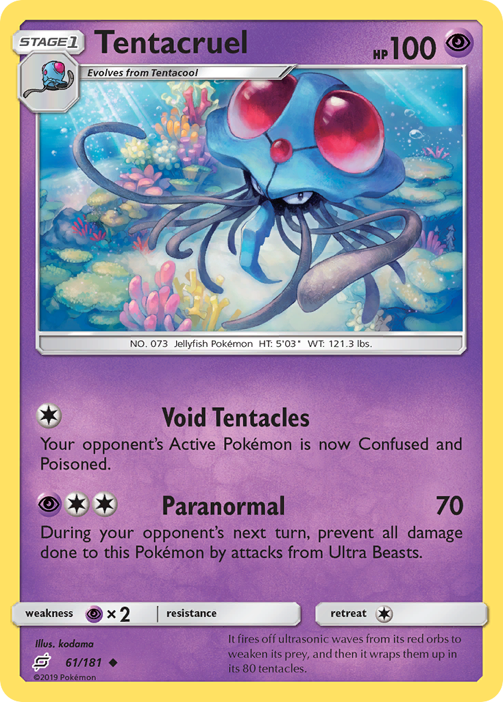 Tentacruel (61/181) [Sun & Moon: Team Up] | Good Games Cannington
