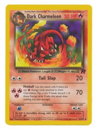 Dark Charmeleon (32/82) (W Stamped Promo) [Team Rocket Unlimited] | Good Games Cannington