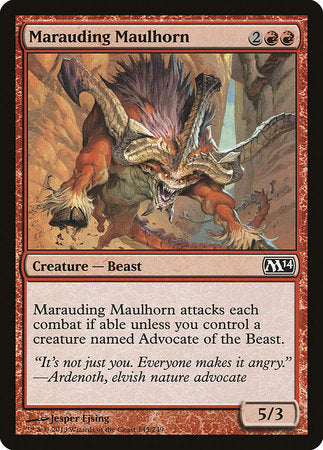 Marauding Maulhorn [Magic 2014] | Good Games Cannington