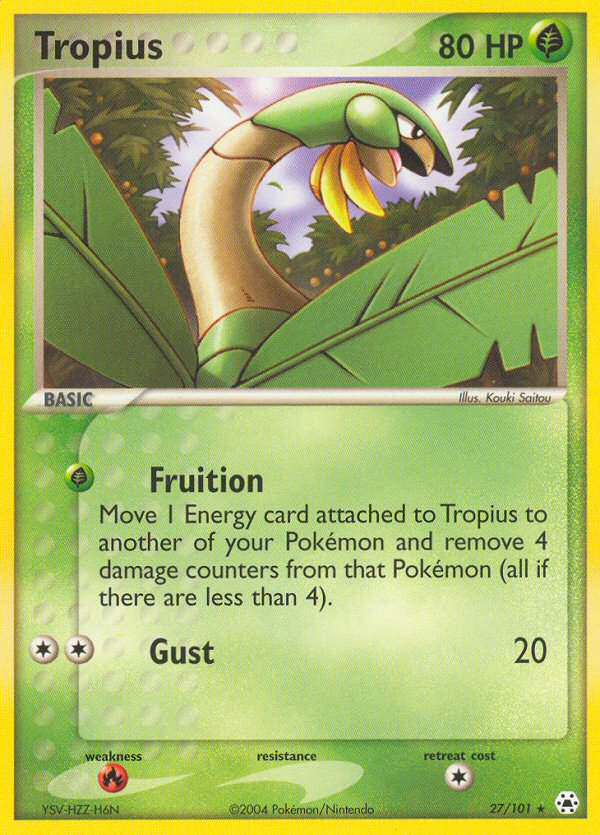 Tropius (27/101) [EX: Hidden Legends] | Good Games Cannington