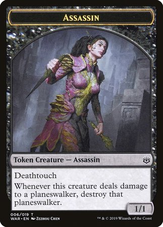 Assassin Token [War of the Spark Tokens] | Good Games Cannington